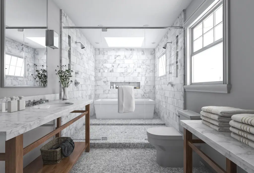 Bathroom remodeling project image
