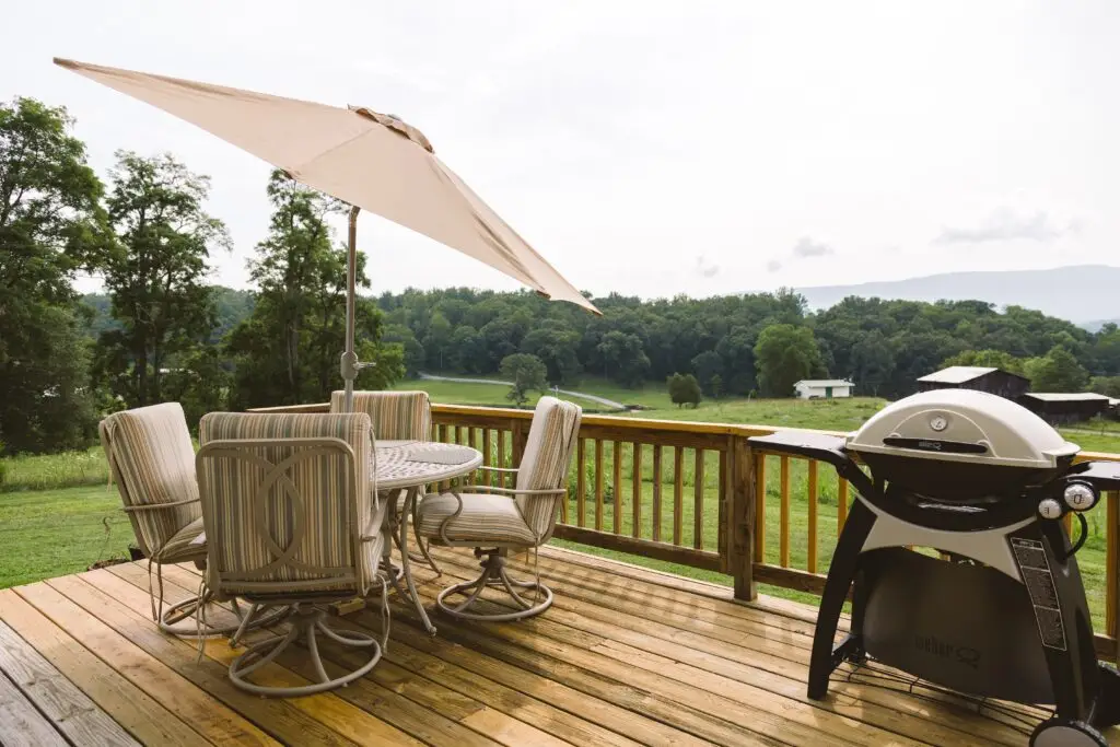 Deck construction project image