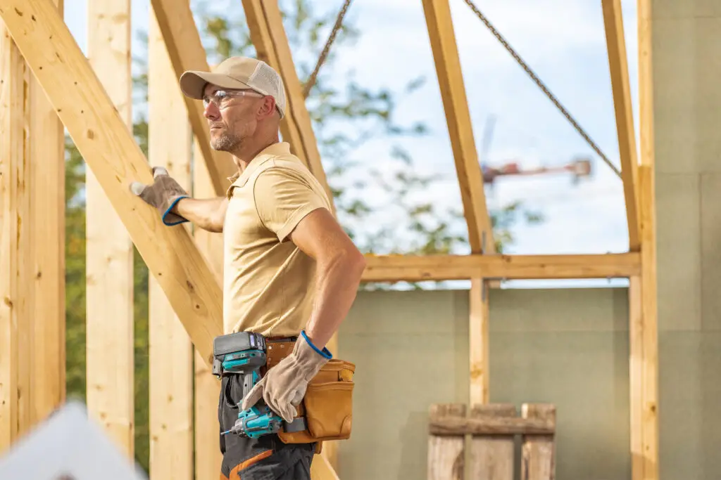 Home framing construction project