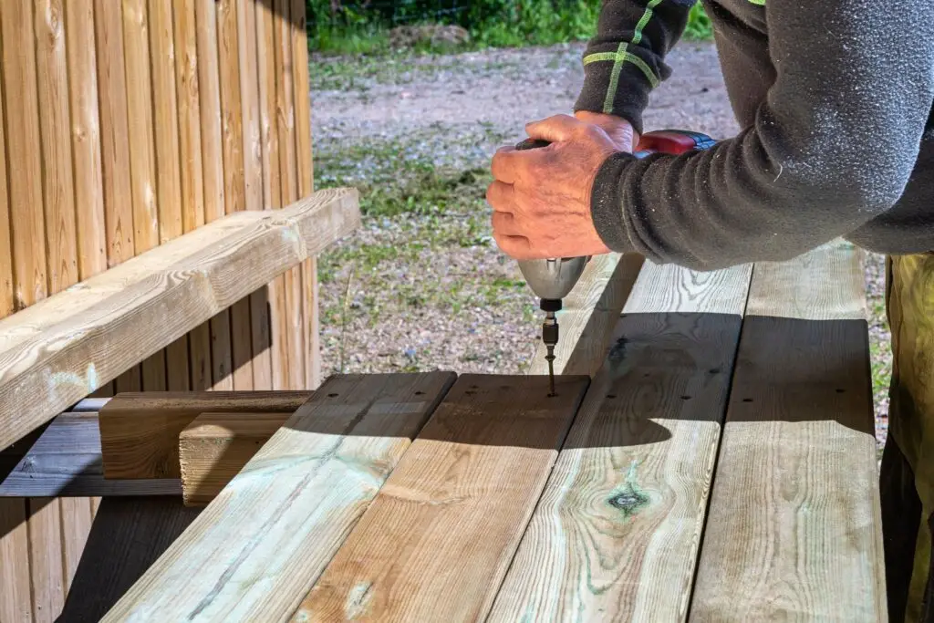 Deck construction project image