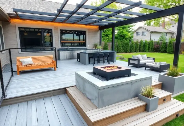 Deck construction project image