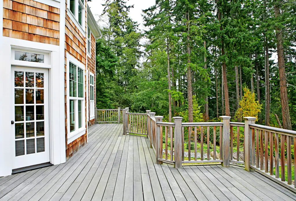 Deck construction project image